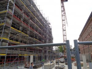 31.07.2019 Auf der Baustelle ist viel los
