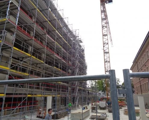 31.07.2019 Auf der Baustelle ist viel los