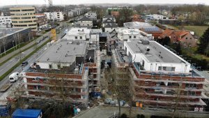 12.03.2021 Die Arbeiten an der Fassade gehen voran