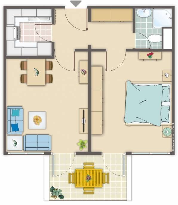VMI Vermittlung Münster Immobilien GmbH & Co. KG - Immobilienangebot - Münster - Alle - Perfekt: Uninähe, WG-geeignet und bezugsfrei! Das Semester kann beginnen...