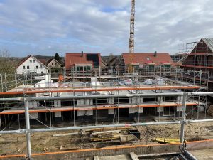 31.01.2022 Die Reihenhäuser von oben