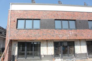 24.03.2022 Die Gartenansicht der Reihenhäuser 16d u. 16e