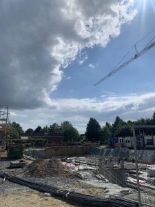 09.06.2022 Die Arbeiten hier gehen