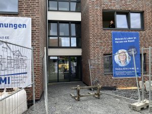 20.06.2023 Der Unterbau zur Zuwegung ist erstellt