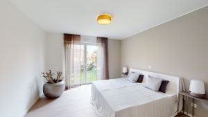 25.10.2023 Ein eingerichtetes Schlafzimmer
