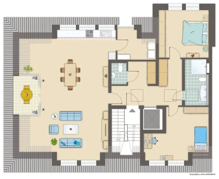 VMI Vermittlung Münster Immobilien GmbH & Co. KG - Immobilienangebot - Münster - Alle - Wohnen auf höchstem Niveau: Neubau-Penthouse in Münsters Innenstadt!