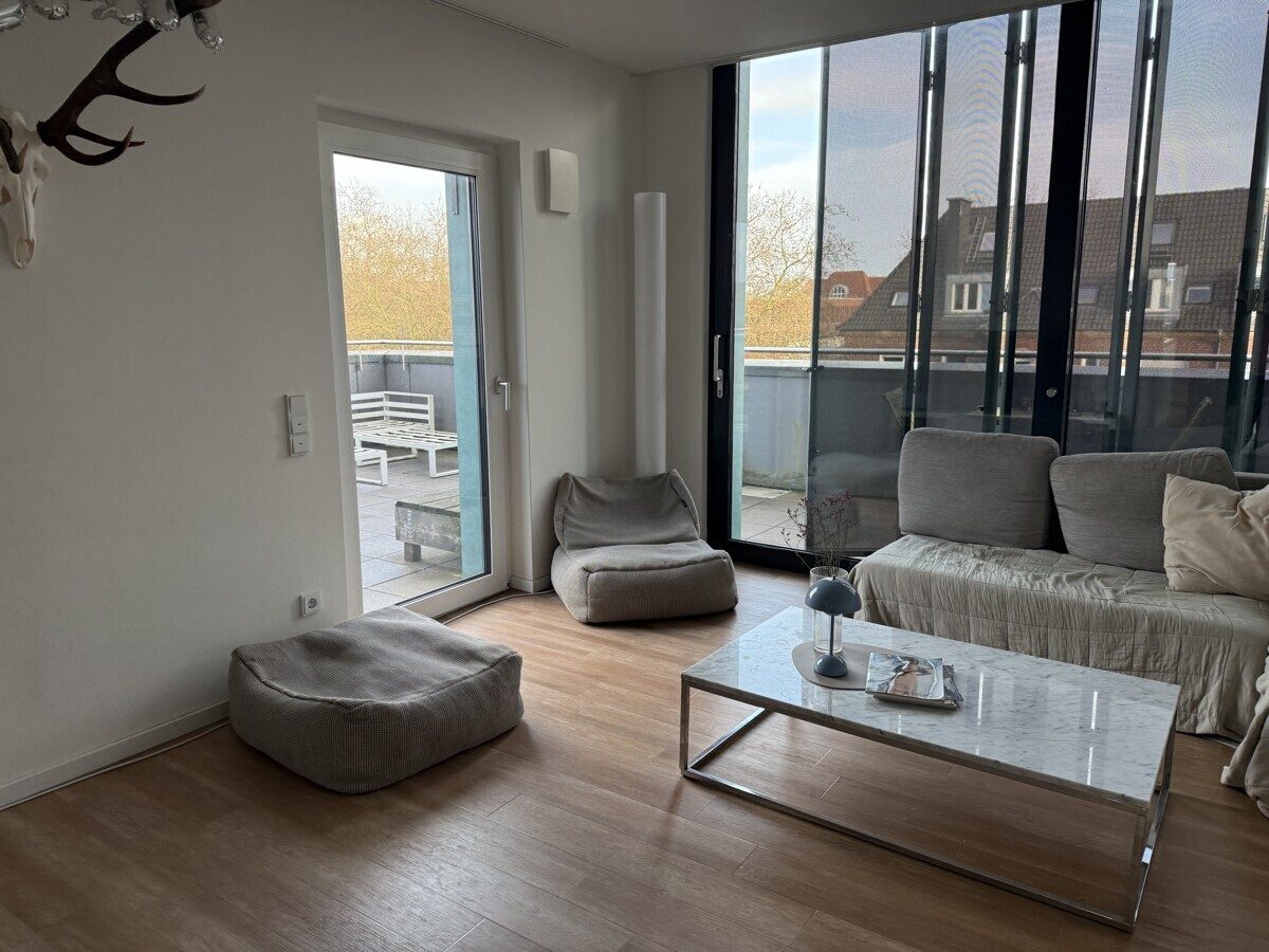 VMI Vermittlung Münster Immobilien GmbH & Co. KG - Immobilienangebot - Münster - Alle - Urbaner Wohntraum: Stilvolle Maisonette-Wohnung mit großzügiger Dachterrasse in Münster!