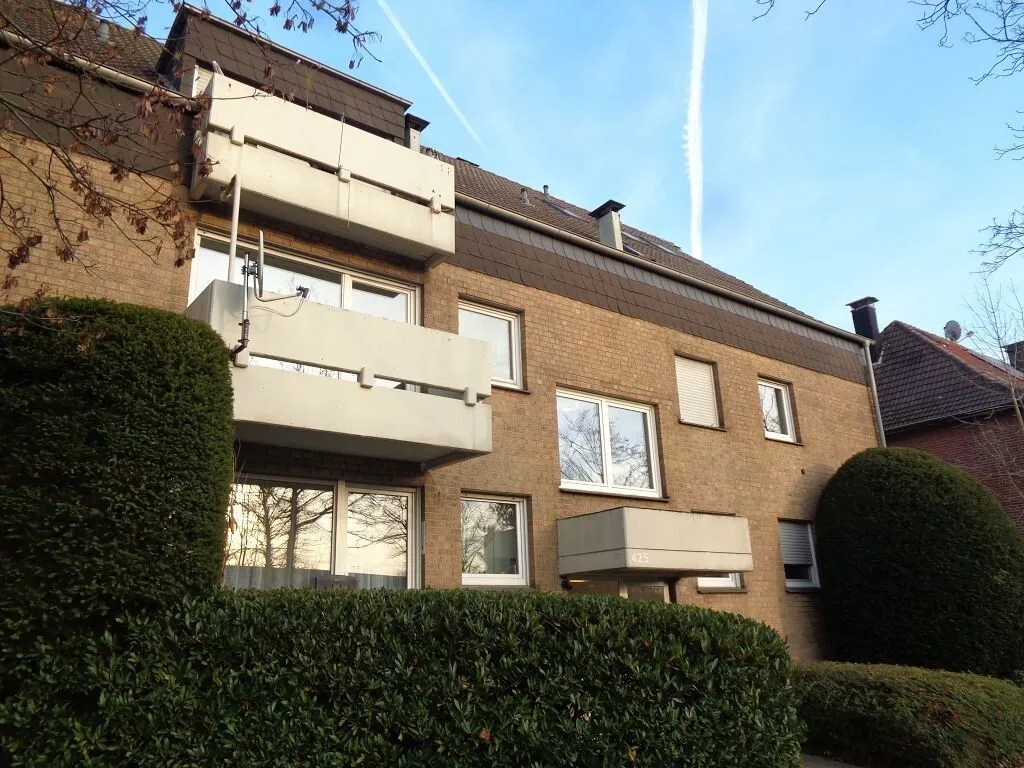 Westansicht mit Balkon VMI Vermittlung Münster Immobilien GmbH & Co. KG - Immobilienangebot - Münster - Alle - Schönes Appartement mit hohem Wohnkomfort!