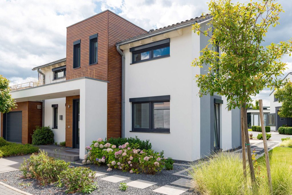 Wohnhaus als Beispiel für Immobilienpreise